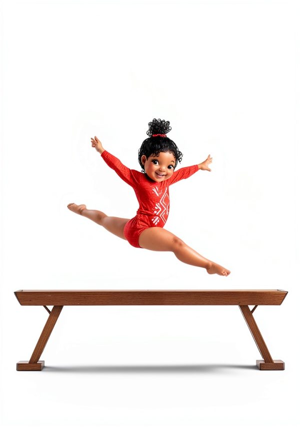 HarperCollins Illustrated Gymnastics Book for Preschool Girls Age 3-7-0
